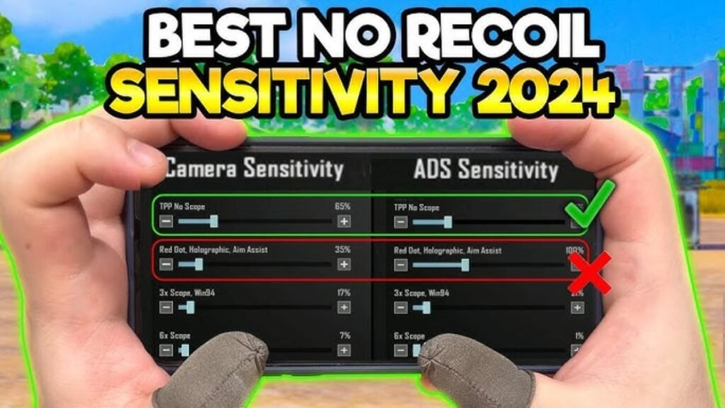 BGMI No Recoil Sensitivity Code 2024